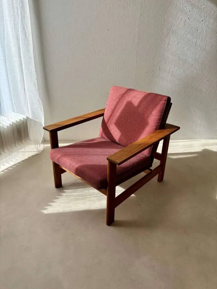 Fredericia armchair Søren Holst model 2551 oak 1960s