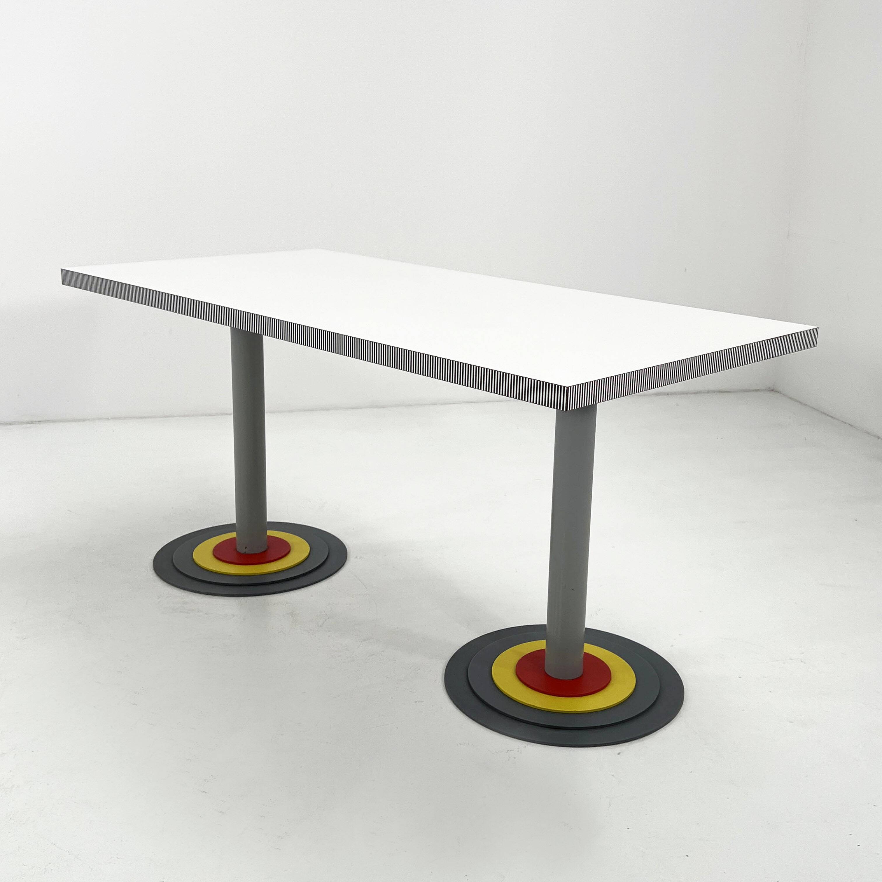 Dining table "Kroma" by Antonia Astori for Driade, 1980
