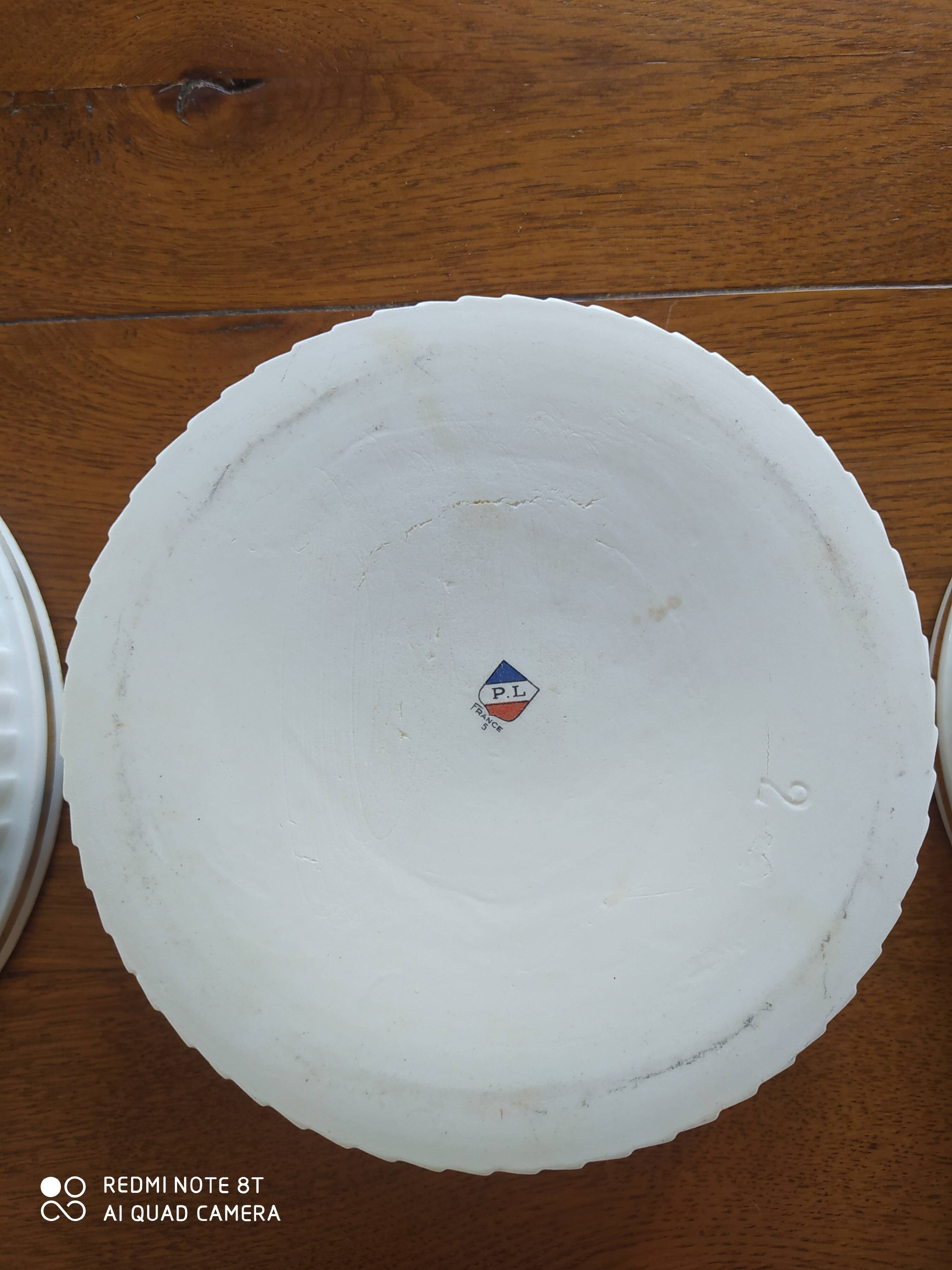 Set of 3 Limoges porcelain bowls