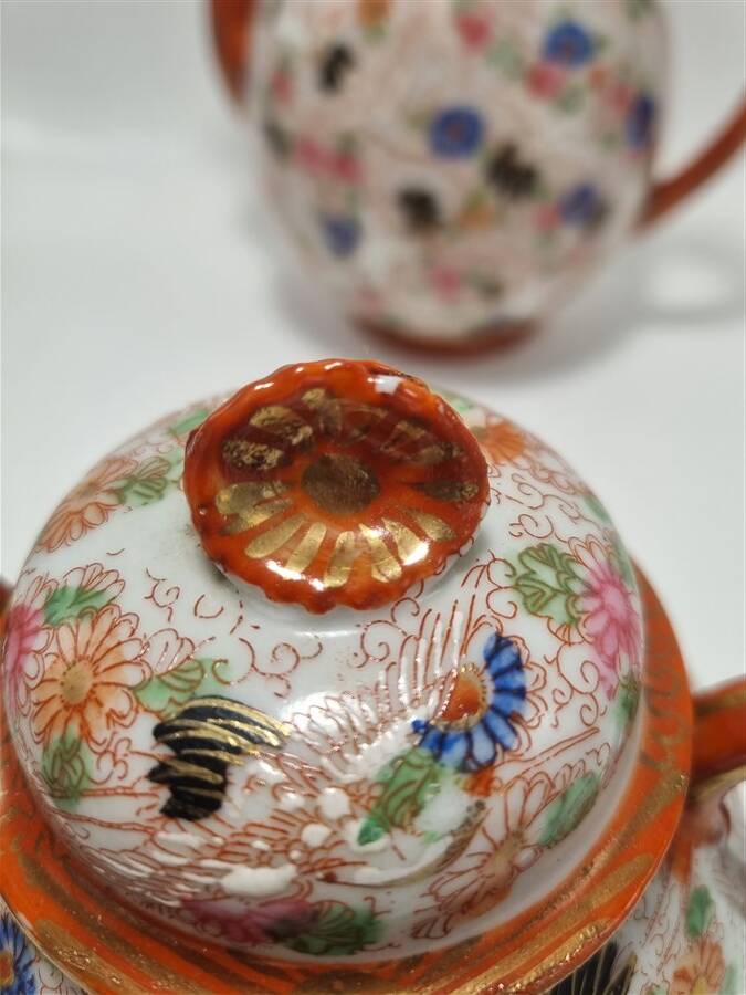 Antique Japanese tea set