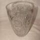 large cut crystal vase from "Bohemia" from the 1970s