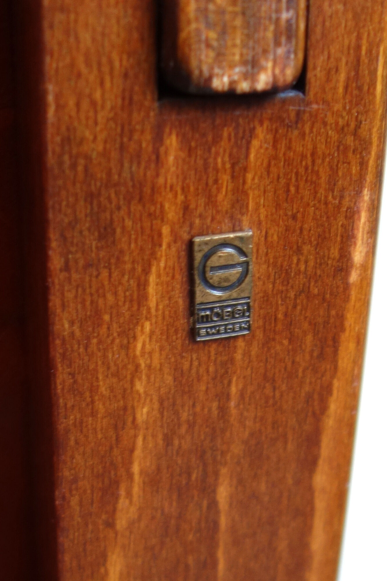 Leather armchair G Mobel, Sweden 60s