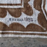 Painted wall textile from Fakaha, Ivory Coast, 1980s