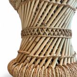 Bamboo and rope stool