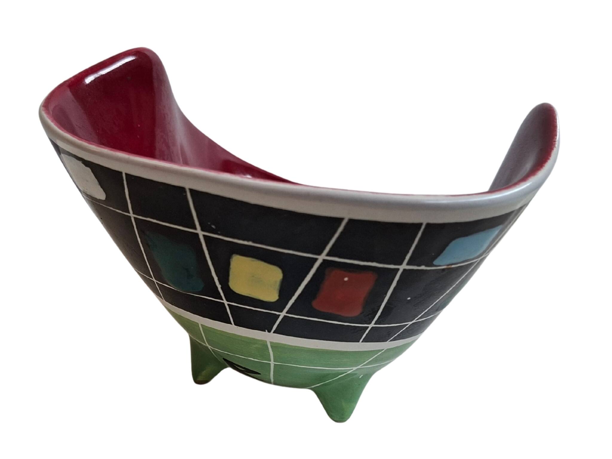 Bol Deruta Italie années 50 - Mid-Century Modern - Céramique d’Auteur Geom