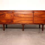 Sideboard in rio-rosewood by Gianfranco Frattini for Bernini - Italy - 1960's