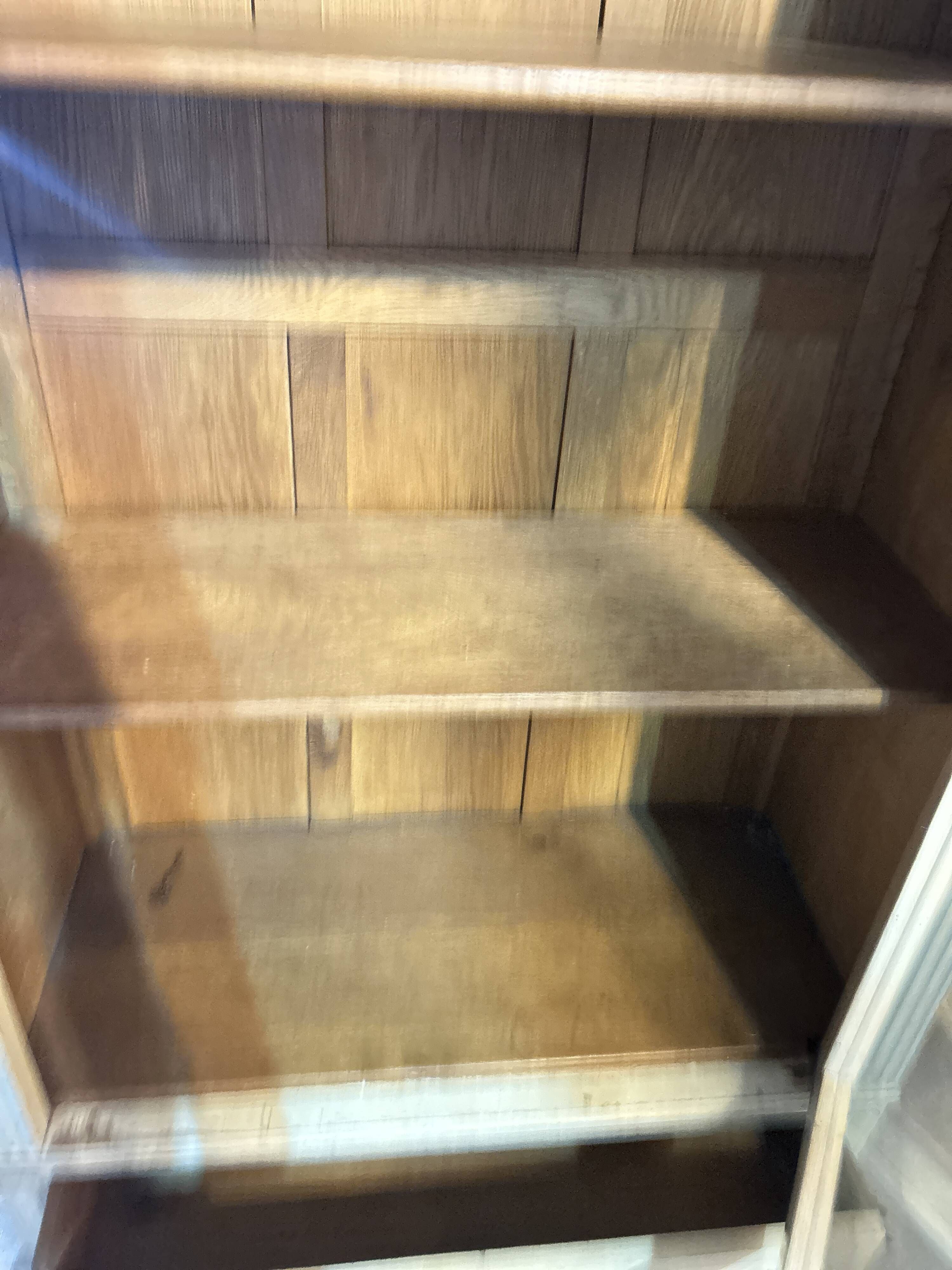 Armoire peinte Style Louis XVI-Directoire , 1 porte vitrée