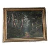 Oil canvas A.colomb 65 x 52 cm