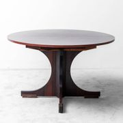 1960s vintage moderne antique table à rallonge en teck