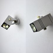 Pair of adjustable Fase wall lamps, Spain, 1980