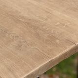 Old farmhouse table in chene circa 1950