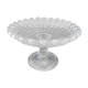 Plate mounted on pressed-molded glass column