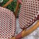 Pair of antique bistro terrace chairs