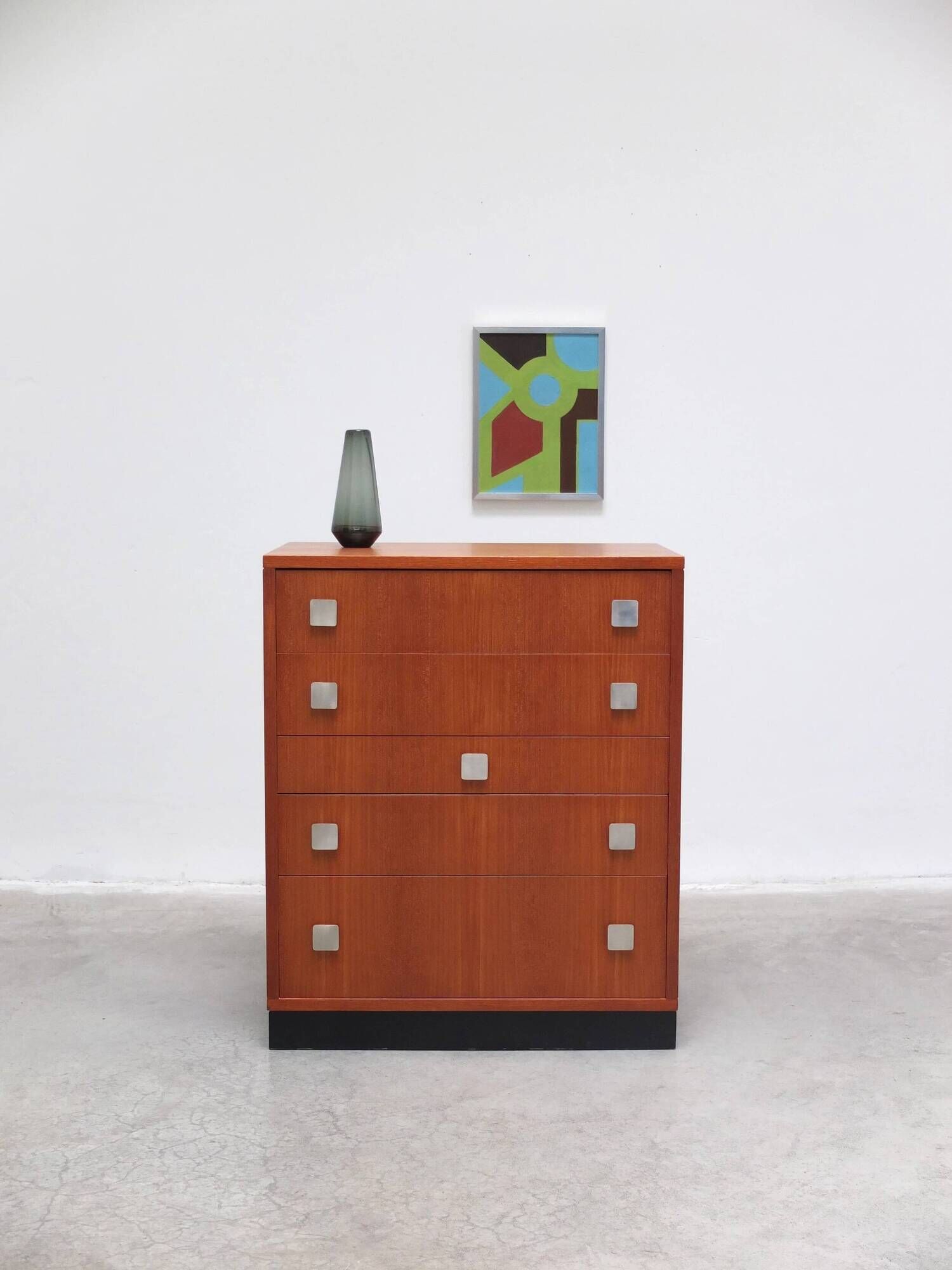 Teak chest of drawers by Alfred Hendrickx for Belform, 1960s