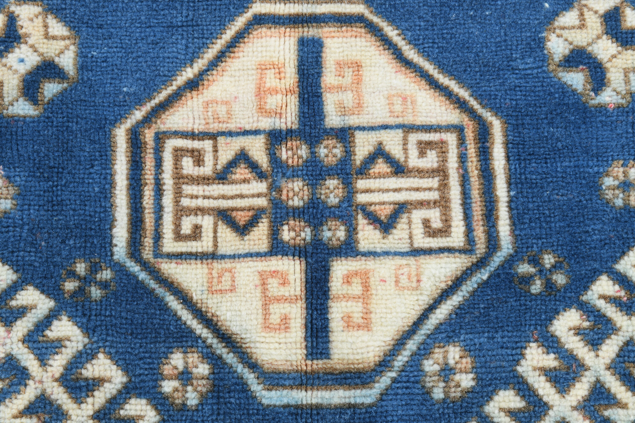 Medium Size Royal Blue Oushak Rug