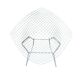 Chaise Diamond en rilsan gris (rare) par Harry Bertoia pour Knoll