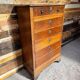 Walnut chest of drawers