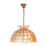 Capiz Art Deco Style Tiffany mother-of-pearl suspension