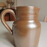 Handcrafted handcrafted brown vintage Berry sandstone pitcher