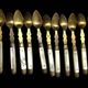 Tableware, 34 dessert cutlery sets with mother-of-pearl handles, early 20th century