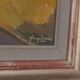 Huile sur toile originale suédoise – « Paysage avec moulin à vent » par Harry Sahlin