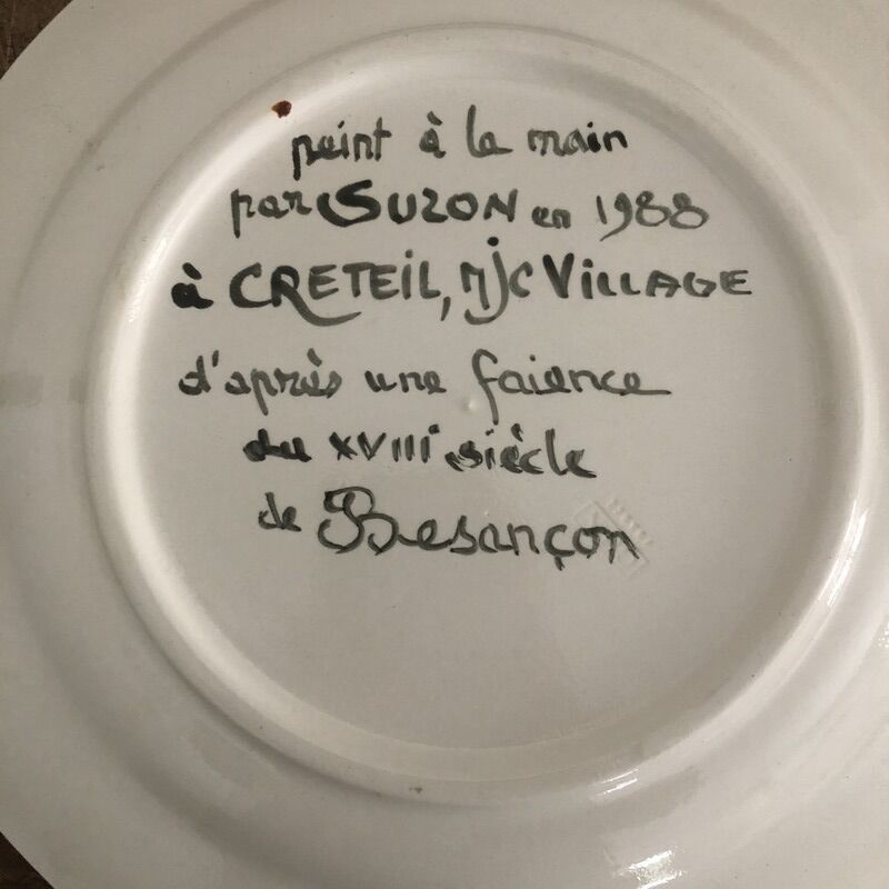 Handmade plate, handmade