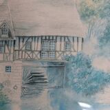Aquarelle signée de Danielle Lebeau