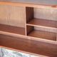 Vintage wooden furniture, Roger Landault shelf for ABC, 1950s.