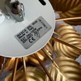 Ceiling lamp or golden flower sconce