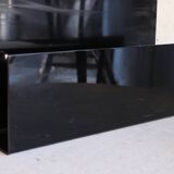 Porte revues 70's plexi noir Roche bobois