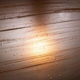 Peill & Putzler globe pendant lamp with bubble glass shade