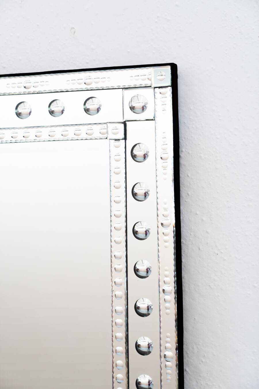 Square decorative wall mirror, 1970-1979