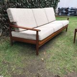 Scandinavian teak lounge set, 1960s