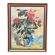 Swedish Oil on Panel – "Flower Motif in Pot” by G. Källbom