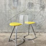 High chairs with plexiglass backrest Mirima, France