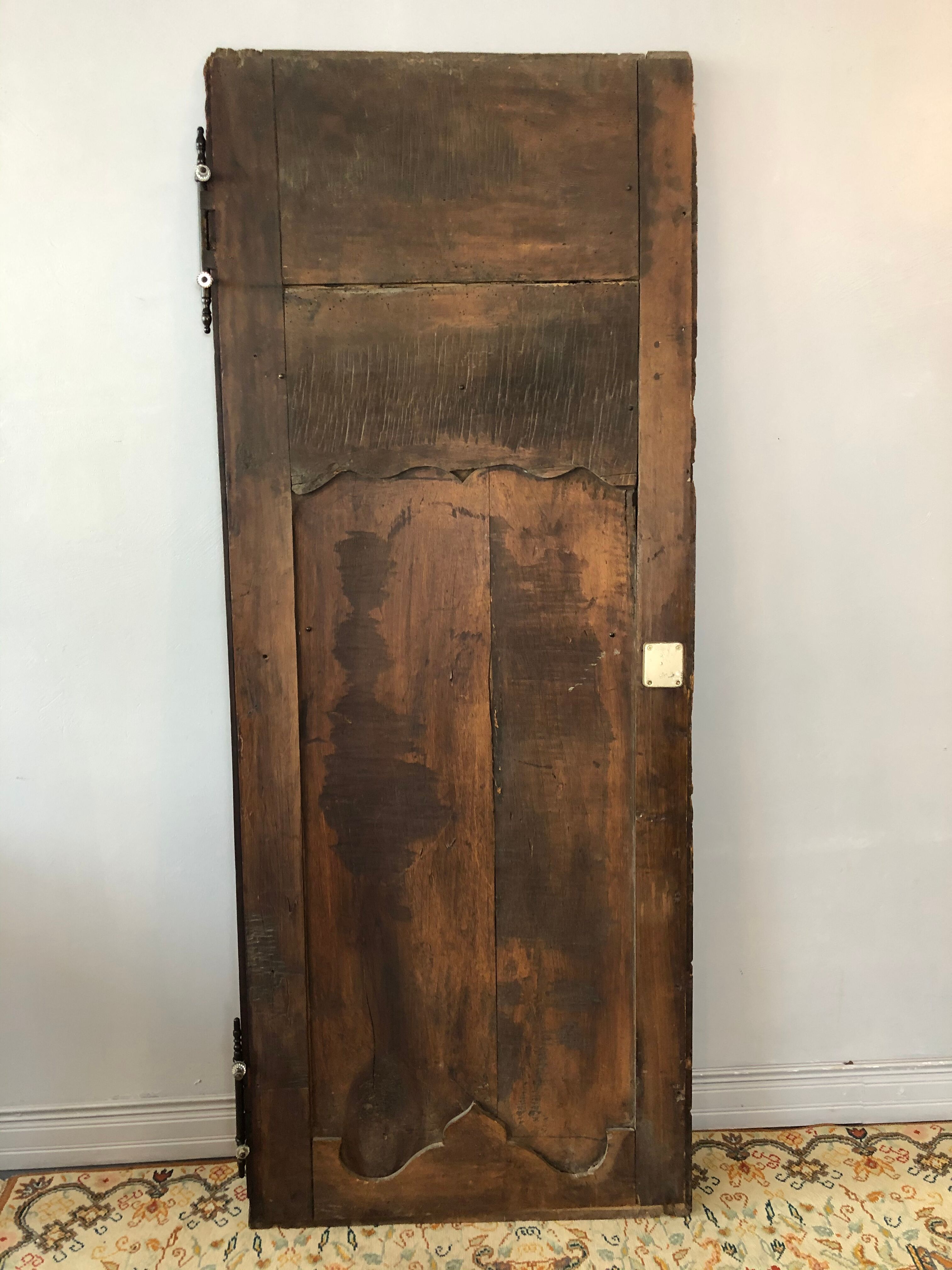 Oak door, 19th century