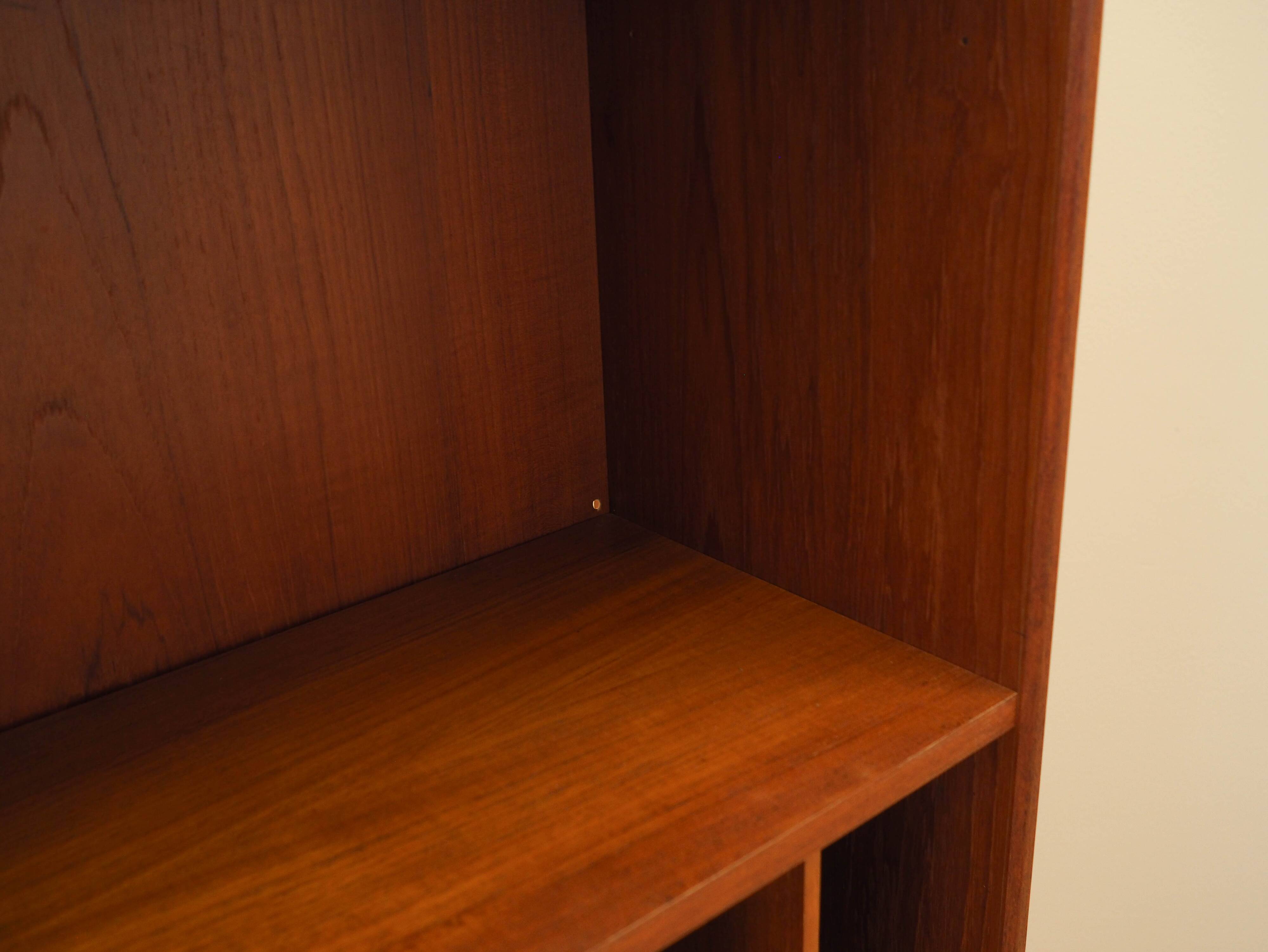 Teak bookcase, Danish design, 1970s, made in Denmark