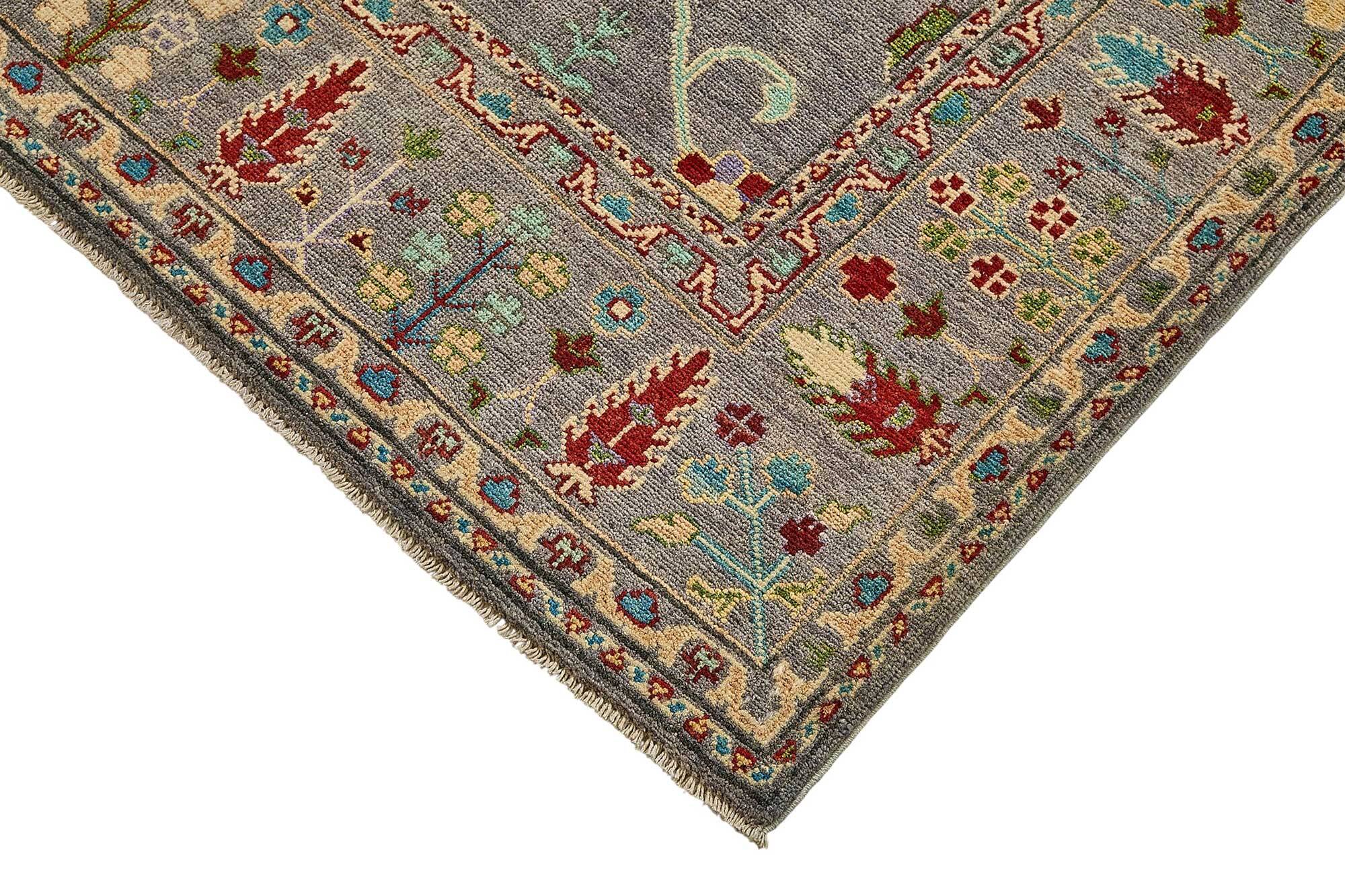 Turkish Handknotted Wool Oushak Rug 164 cm x 236 cm