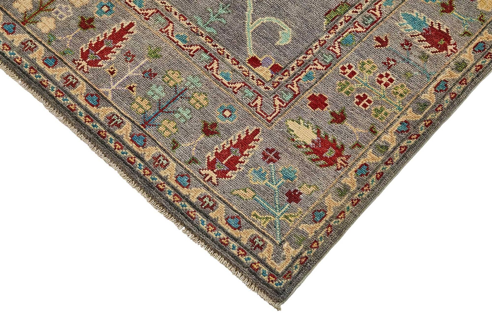 Turkish Handknotted Wool Oushak Rug 164 cm x 236 cm