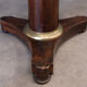 Mahogany pedestal table was central foot tripod gray marble of Sainte Anne nineteenth