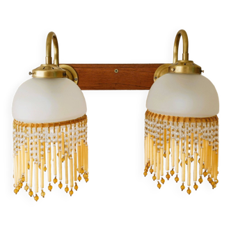 Wall lights with art deco tassels