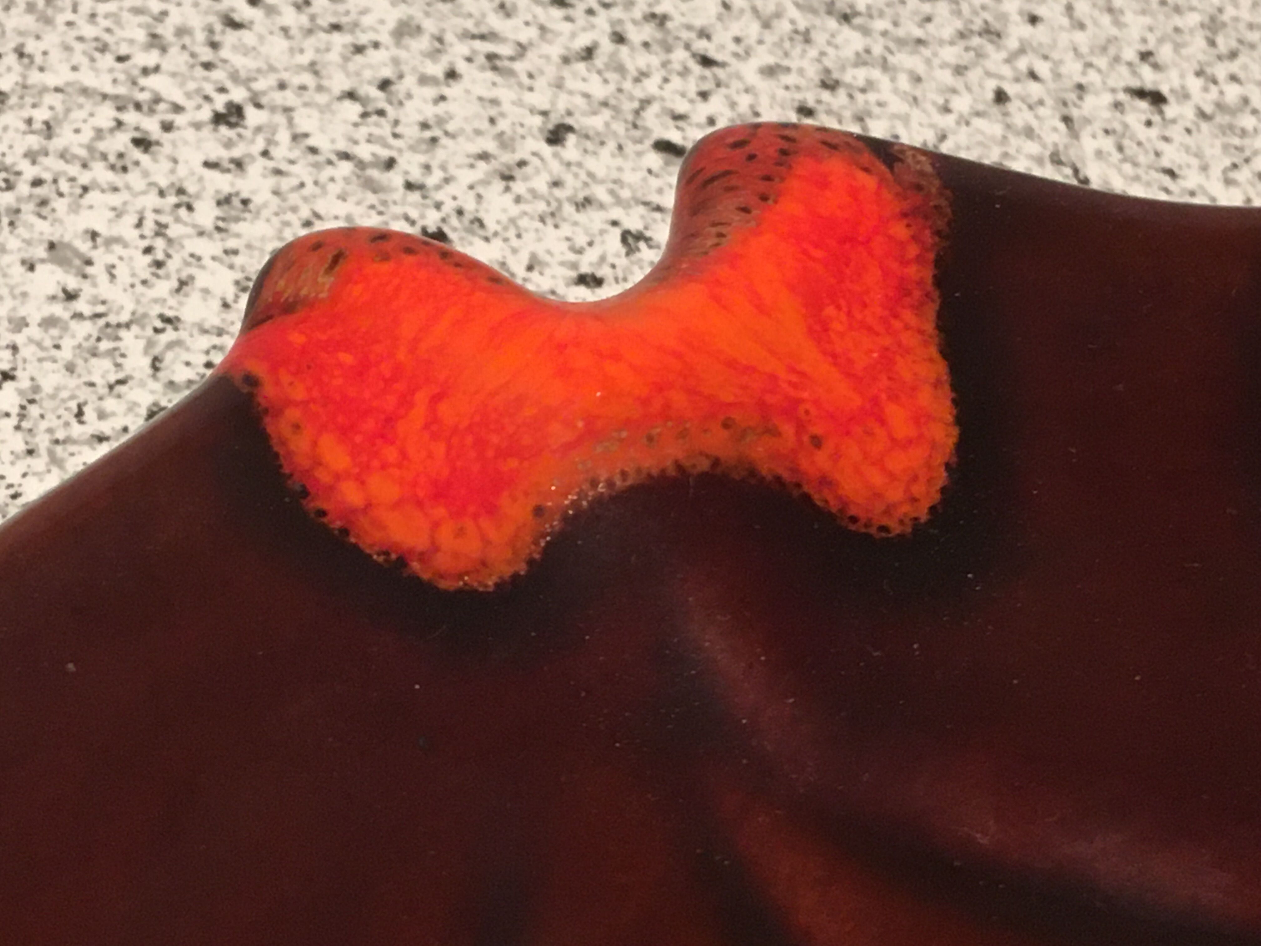 Stylized fish appetizer dish