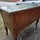 Curved Louis XV style commode in mahogany, mid-20th century.