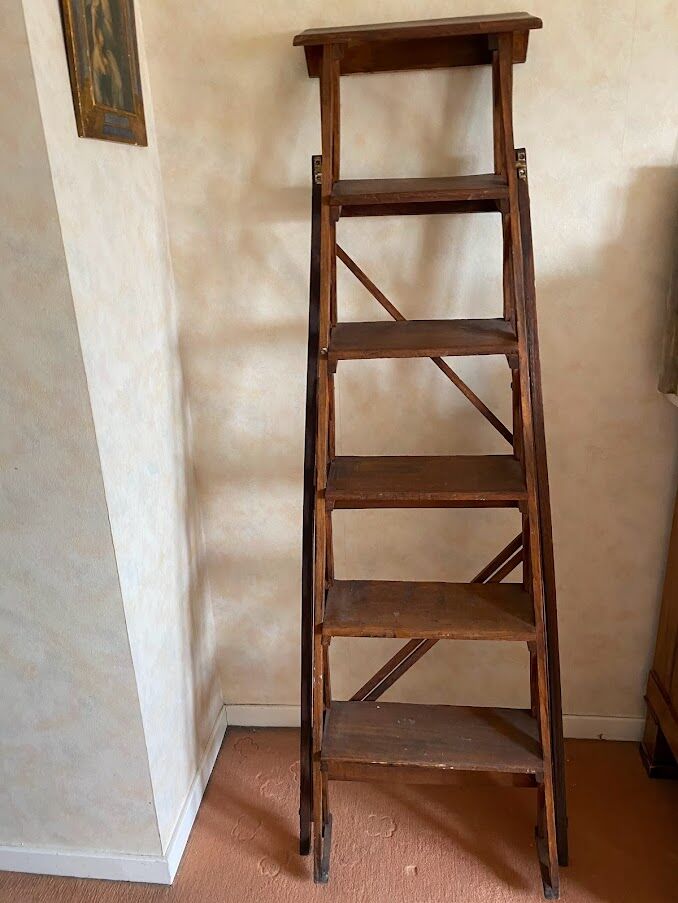 Library stepladder, nineteenth century