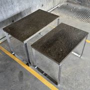 Nest of Draenert Slate Stone Tables