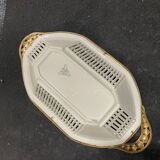 Serrated porcelain dish