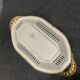 Serrated porcelain dish