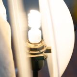 Lamp in murano glass and ceramic