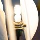 Lamp in murano glass and ceramic