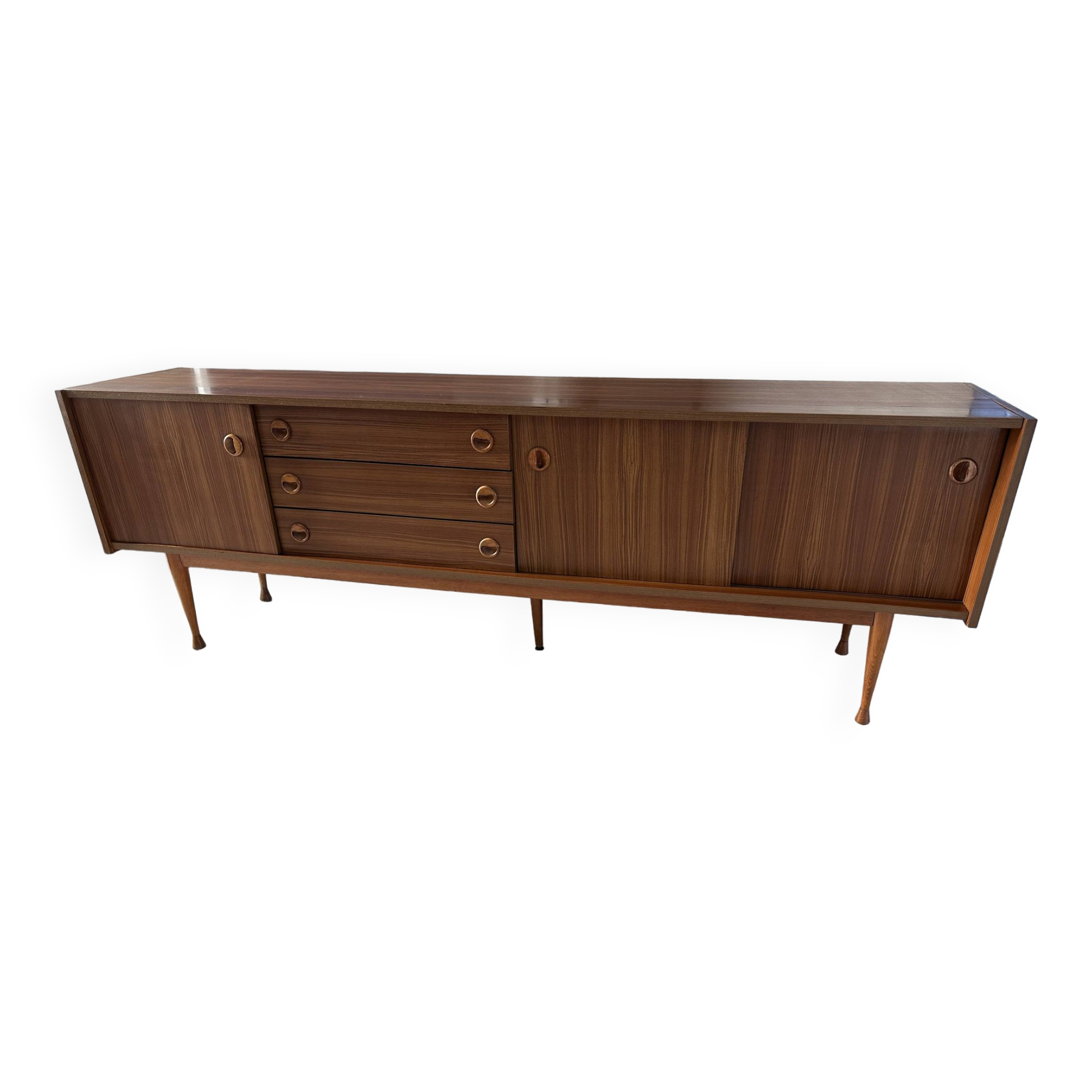 Vintage 1960s Scandinavian-style sideboard